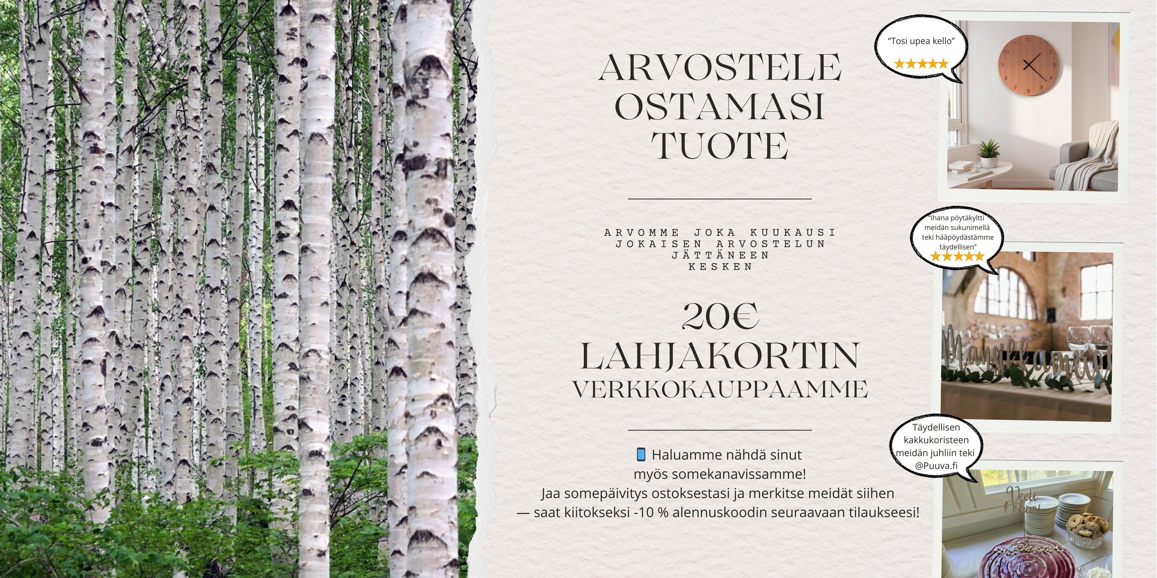 Tuotearvostelubanneri