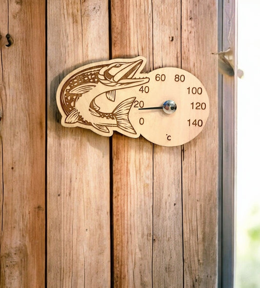 Saunamittari hauki koivu