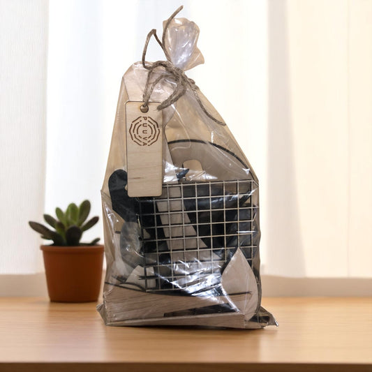 Hukkapalapussi vanerinpaloja