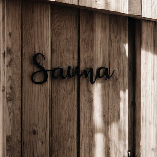 Saunakyltti musta