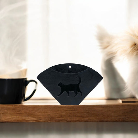 Suodatinpussiteline kissa musta