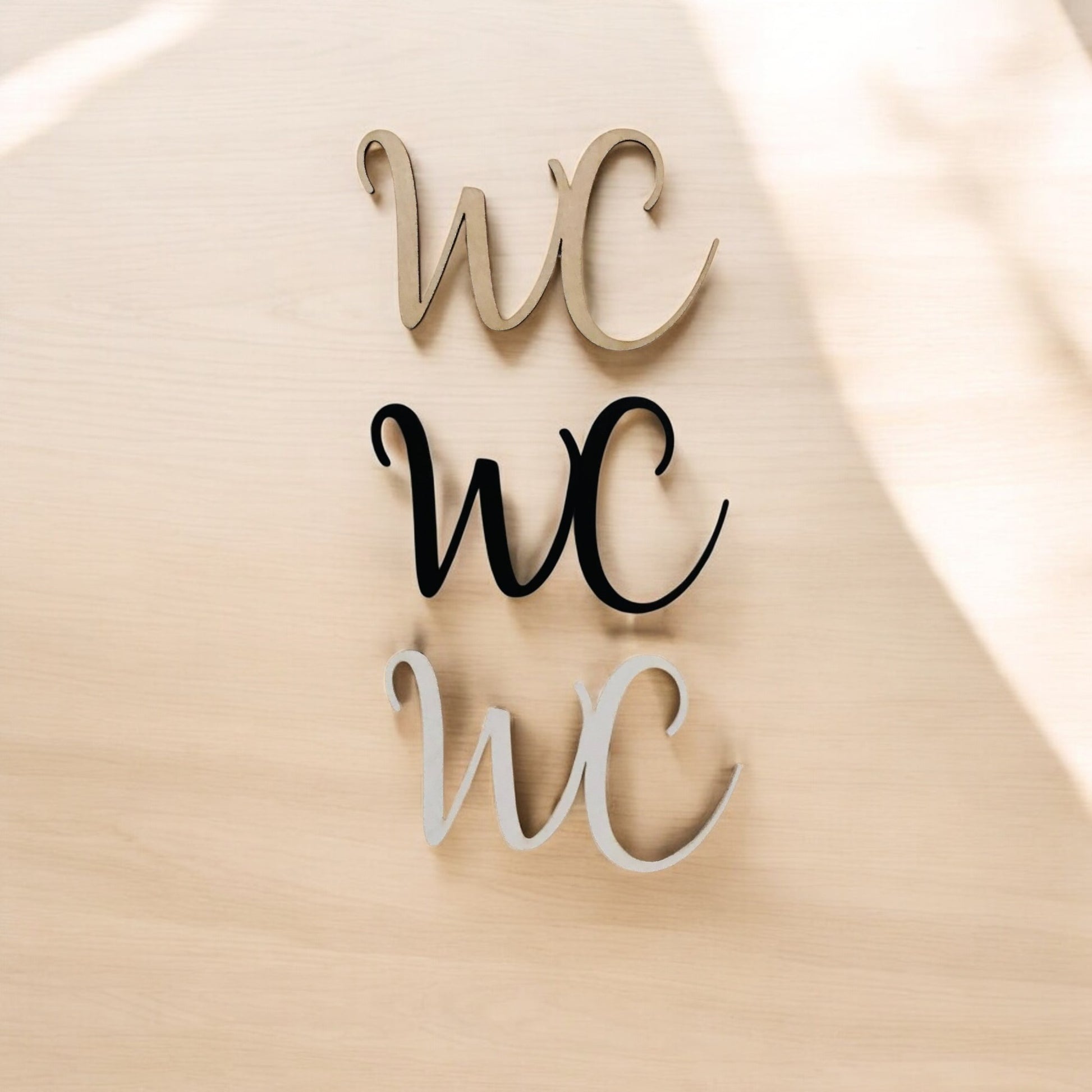 Wc kyltit koivu musta valkoinen