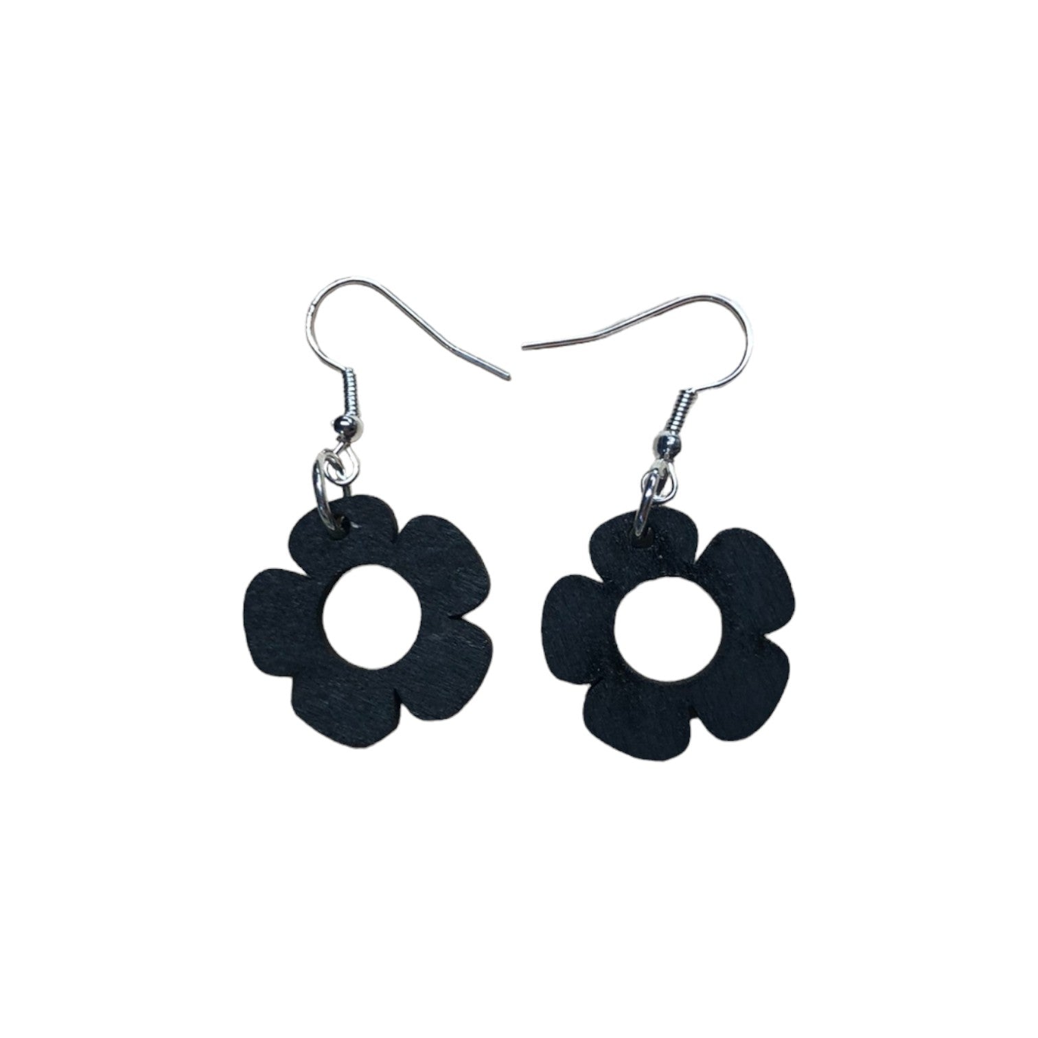 kukka-korvakorut-pienet-musta