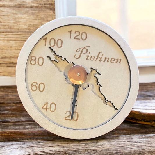 Saunamittari omalla järvellä tai lammella