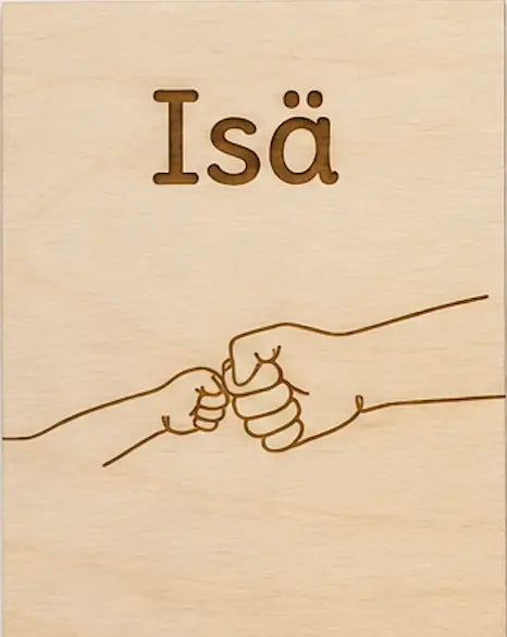 Isänpäiväkortti
