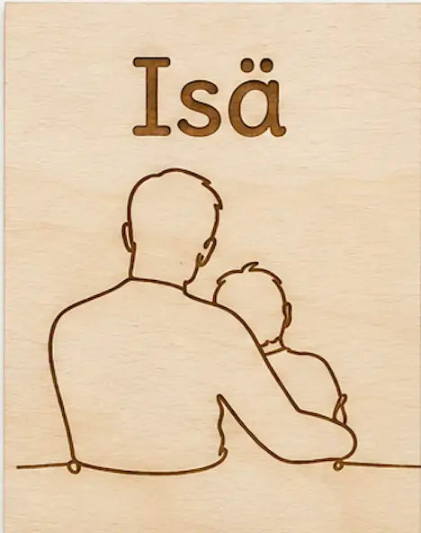 Isänpäiväkortti