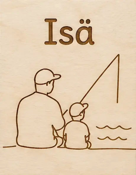 Isänpäiväkortti