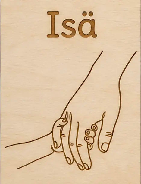 Isänpäiväkortti