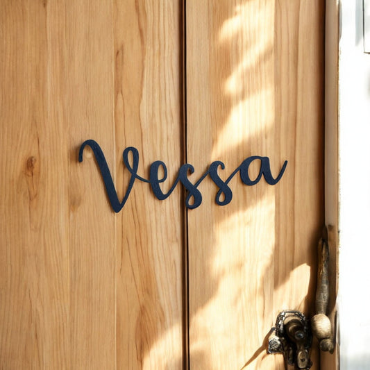 Vessa-kyltti musta